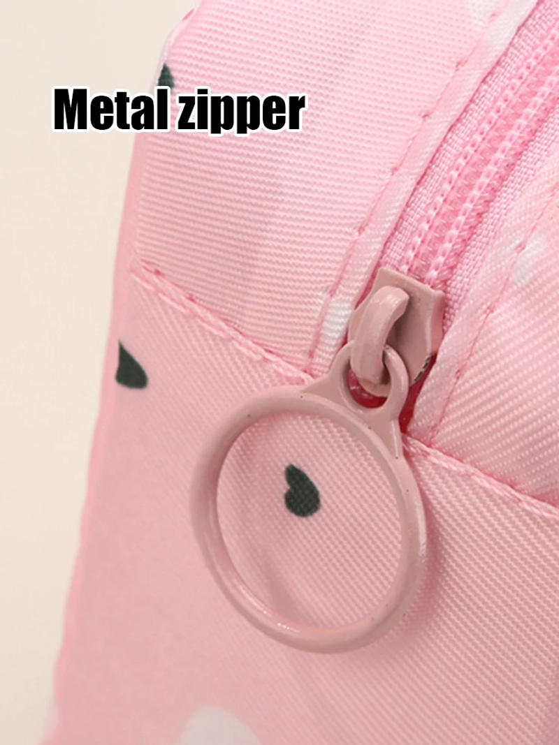 Description Picture 4 of itemMakeup Brush Storage Bag Cute Storage Bag Portable Storage Large Capacity Makeup Bag Travel Makeup Bag Zipper Design