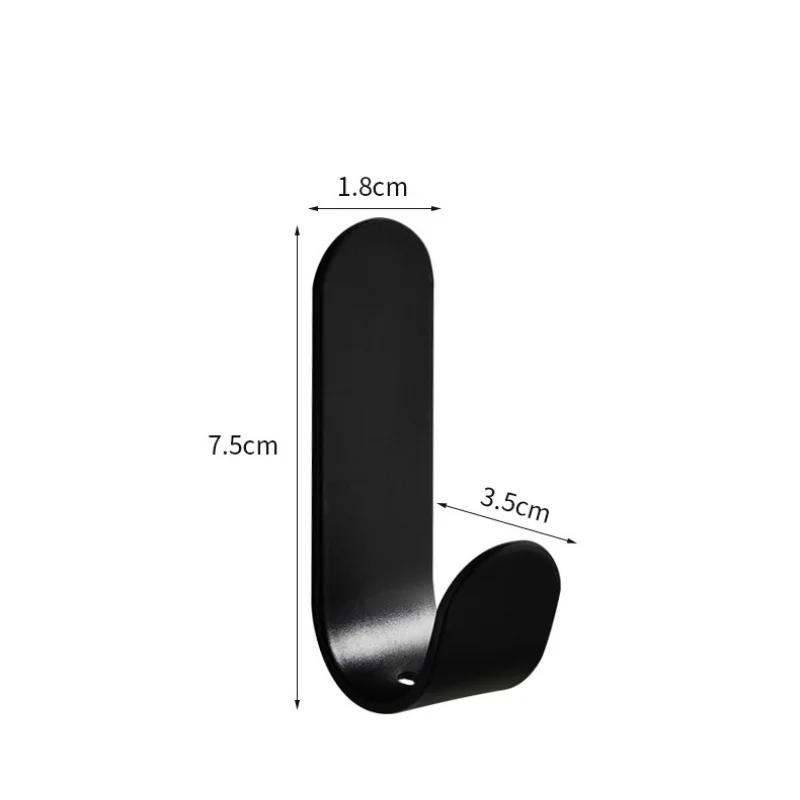 Description Picture 2 of itemMulti-purpose Wall Organizer Hook Behind-door Key Cloth Hanger Hook Bathroom Robe Towel Holder Rack Kitchen Hardware Shelf Hook