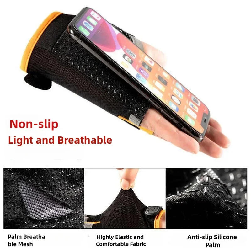 Description Picture 4 of itemFingerless Gym Training Gloves for Men Women Mtb Cycling Motorcycle Gloves Weight Lifting Fitness Gloves Bicycle Accessories