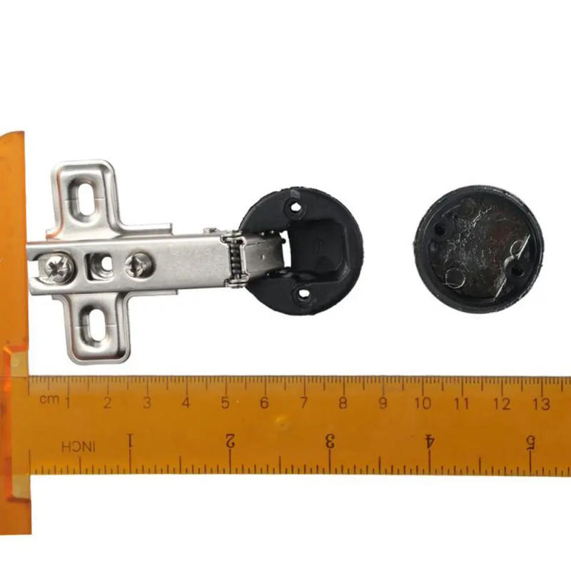 Description Picture 2 of itemGlass Door Buffer Hinge Round Head Glass Hinge Damping Hydraulic Buffer Glass Furniture Hinge Wine Cabinet Door Damping Hinge