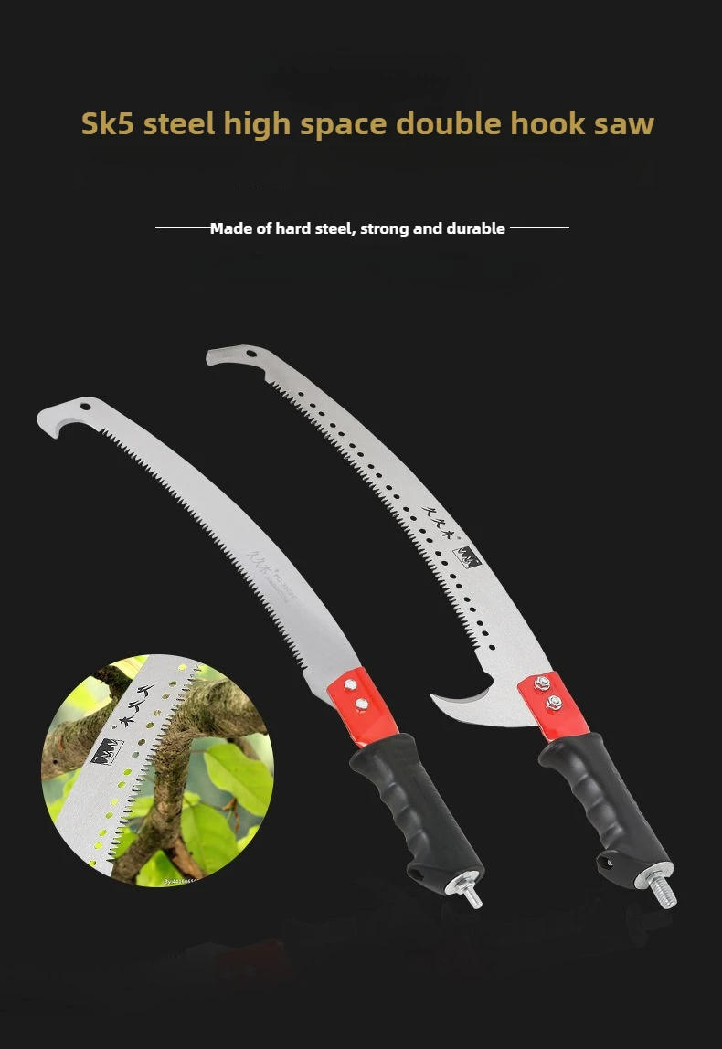 Description Picture 4 of itemMultifunctional Stainless Steel Saw Strong Durable Garden Fruit Tree Telescopic Pole High Branch Saws Professional Hand Tools
