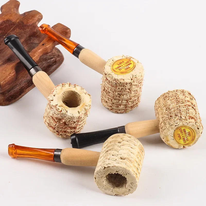 Description Picture 4 of itemMOONSHADE 10pcs Disposable Corn Shape Grass Smoking Pipe Creative Corncob Filter Tobacco Herb Pipes Travel Smoke Accessories