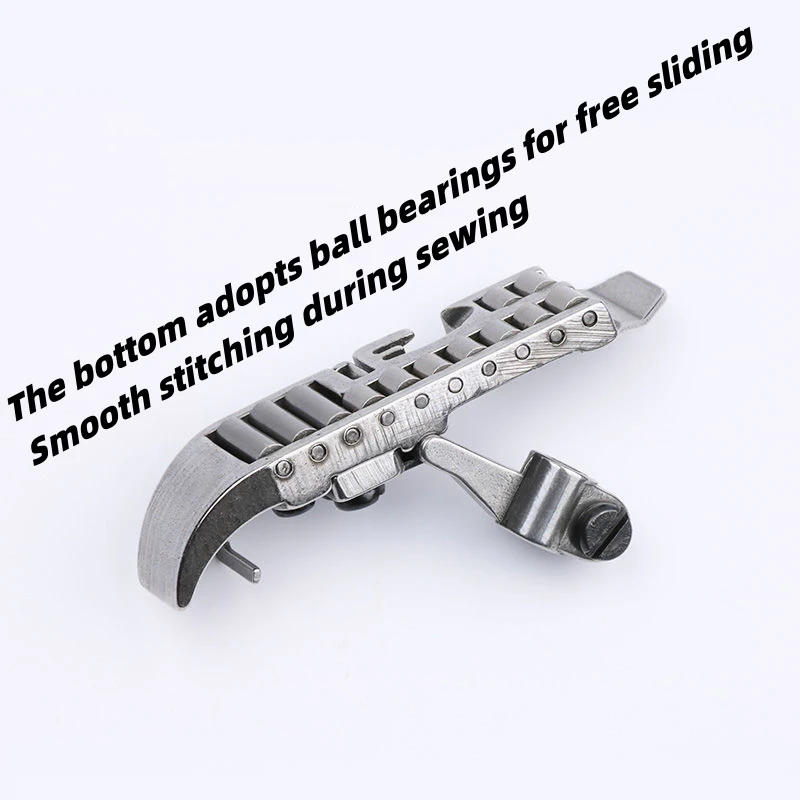 Description Picture 3 of item747/700 overlock sewing machine, four thread roller anti wrinkle belt, rolling ball thick material roller pressure foot