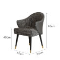 Nordic Personality Living Room Chair HouseholdSimple Backrest Sigle Sofa Lounger Chairs Kitchen Furniture Dining Room Chair