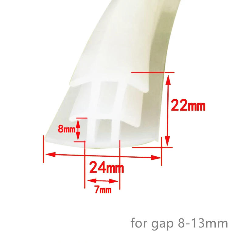 Description Picture 6 of itemCustom Solar Sealing Strip Rubber T Strip for Solar Photovoltaic Bracket Metal Cable Trench Cover Panel Seal White Translucent