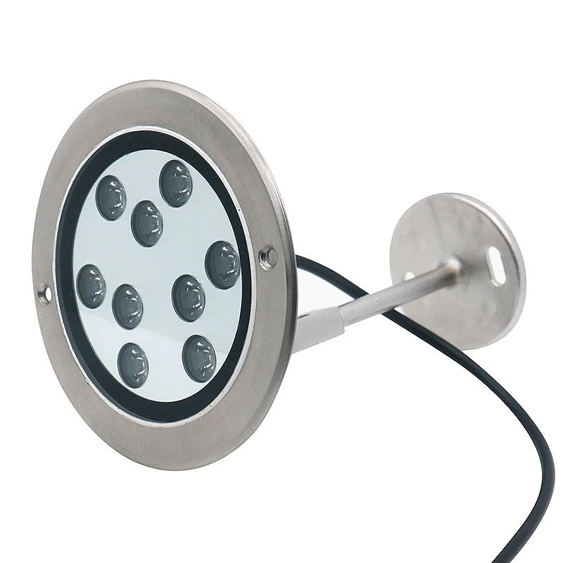 Description Picture 4 of item316L Stainless Steel DC10-30V Waterproof IP68 Led Underwater Light For Wharf Pool Swimming Pool Aquarium Underwater Applications