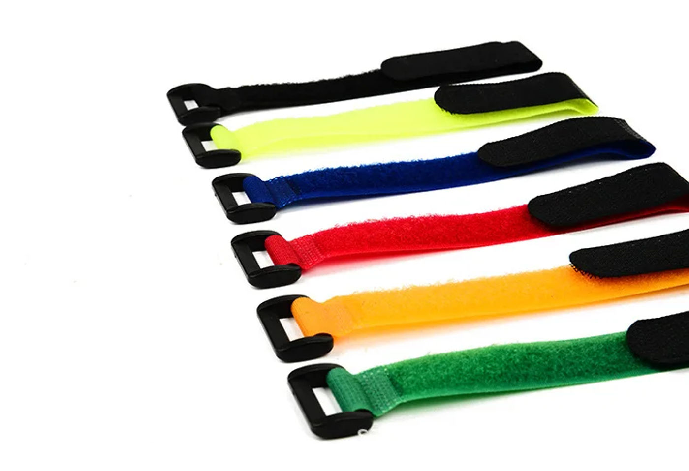 Description Picture 6 of item10pcs/set Reusable Fishing Rod Tie Holder Strap Suspenders Fastener Hook Loop Cable Cord Tie Belt Fishing Tackle Box Accessories