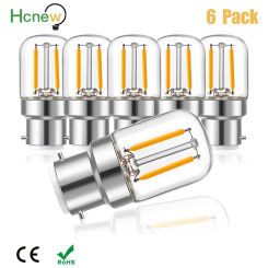 Vintage T20 B22 Led Bulb 220v 1W 2700K Warm White Filament Lamp Night Light Dimmable Replaceable Pendant Indoor For Home Decor