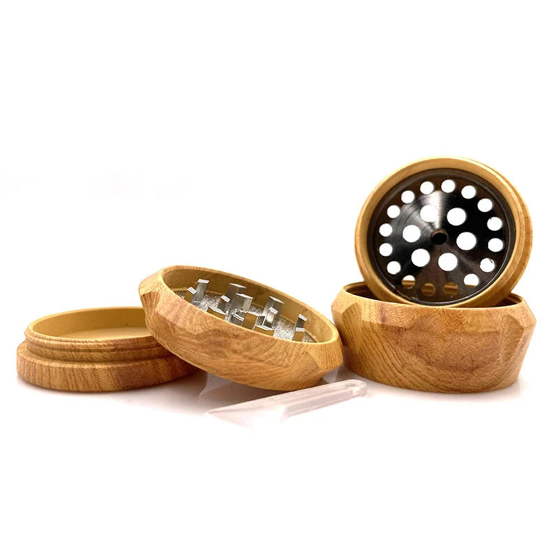 Description Picture 3 of itemResin Herb Grinder Machine 4 Layers Wooden Herb Mills 40mm Tobacco Crusher 1.57 inch Hand Mills Smoke Crucher