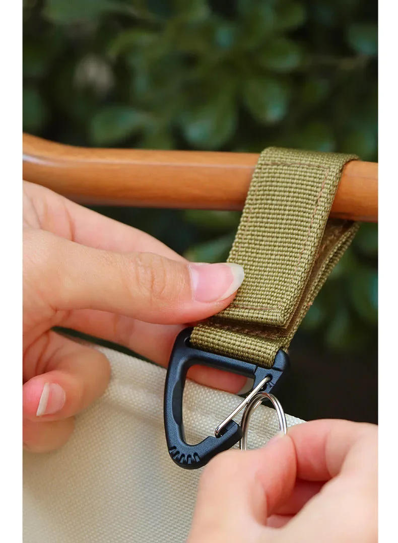 Description Picture 5 of itemOutdoor Camping Carabiner Nylon Molle Tactical Backpack Key Hook Webbing Buckle System Belt Buckle Hanging Climbing Accessory