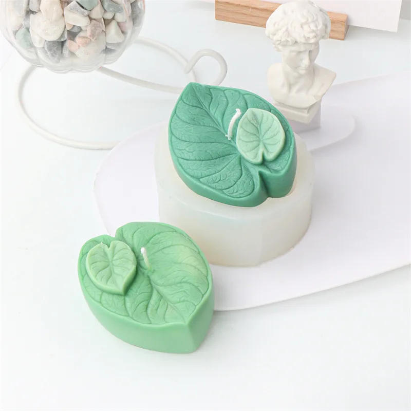 Description Picture 5 of itemLeaf Shaped Silicone Soap Molds DIY Aromatherapy Candle Plaster Decoration Mold Handmade Soap Making Mould