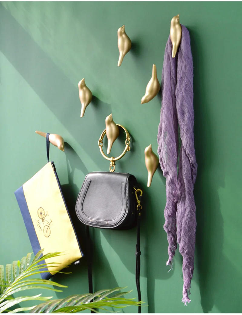 Description Picture 6 of itemBird Decoration Hook Animal Hangers Key Holder Cute Decor Wall Hooks Home Decore Bathroom Accessories for Living Room Shlves