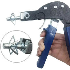 Wall Anchor Setting Tool with 72pcs Molly Bolt Hollow Drive Wall Anchor Screws Assortment Kit Heavy Duty Plasterboard Fixing