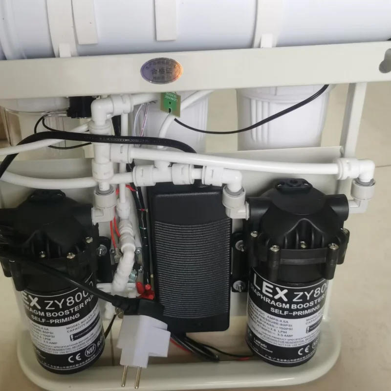 Description Picture 3 of itemï¼ˆ800+800 ï¼‰1600 Gpd Level 5 Filtering RO Reverse Osmosis System Filter System Aquarium Filter System Smart Auto Water Purifier