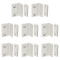 8PCS White