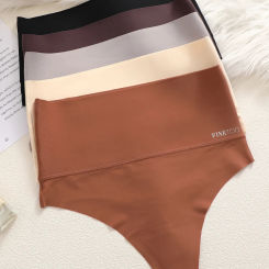 2PCS Seamless High Waist Bodysuit Shapewear Women Breathable Thongs Hip Lift Body Shaping Underwear Slimming Waist Panties S-XL