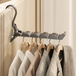 Portable Multifunctional Clothes Drying Rack - Essential Travel Hanger for Hotels and Business Trips