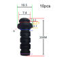 Hole 4mm black
