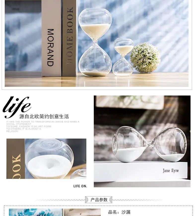 Description Picture 5 of item5/10/15/30/60 Mins Hourglass Sand Watch 30 Minutes Timer Clock One Hour Toothbrush Children Gift Sand Timer Home Decoration