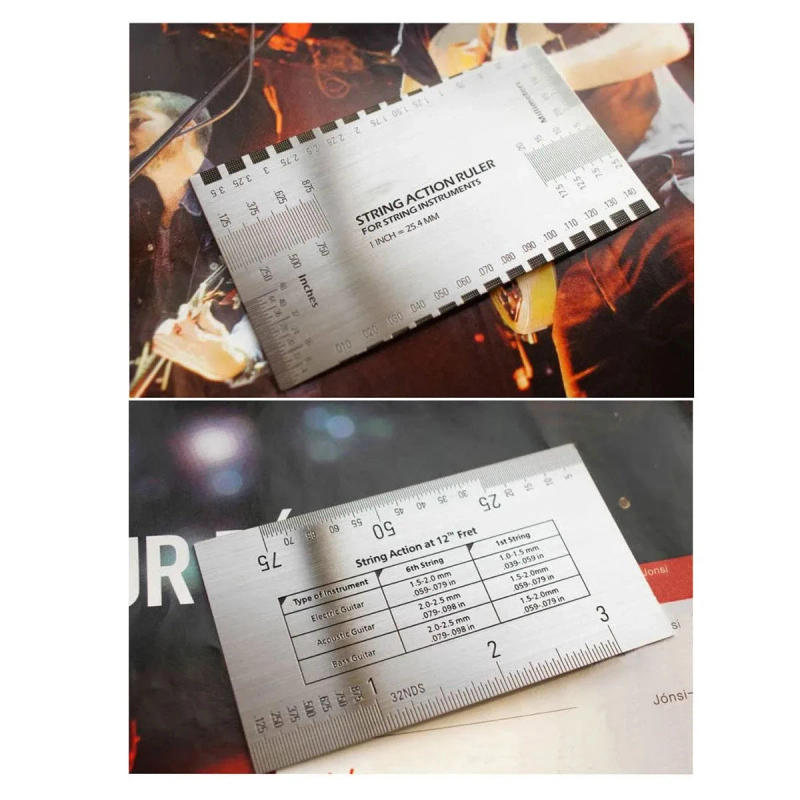 Description Picture 4 of itemMiwayer String Action Ruler Gauge,Guitar Repairing Tool for Luthier,Fit for Guitar,Ukulele,Bass,Banjo,Mandolin