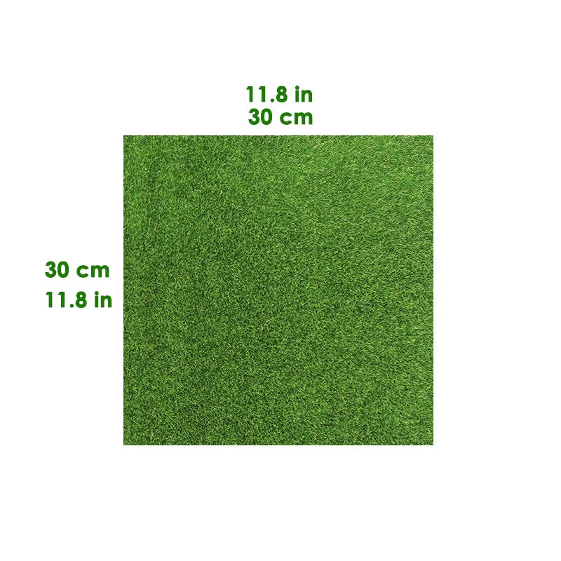 Description Picture 6 of item2PCS Artificial Grass Outdoor Gardening Turf Lawn Synthetic Fake Grass Carpetfaux Micro-landscape DIY Flocking Rug 30*30cm