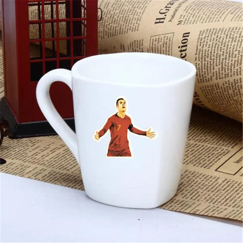 Description Picture 3 of itemReal Fan Club Bar Room Decor Wall Stickers Cristiano Ronaldo Football Star Madrid Waterproof Wall Sticker 52Pcs No Repeat