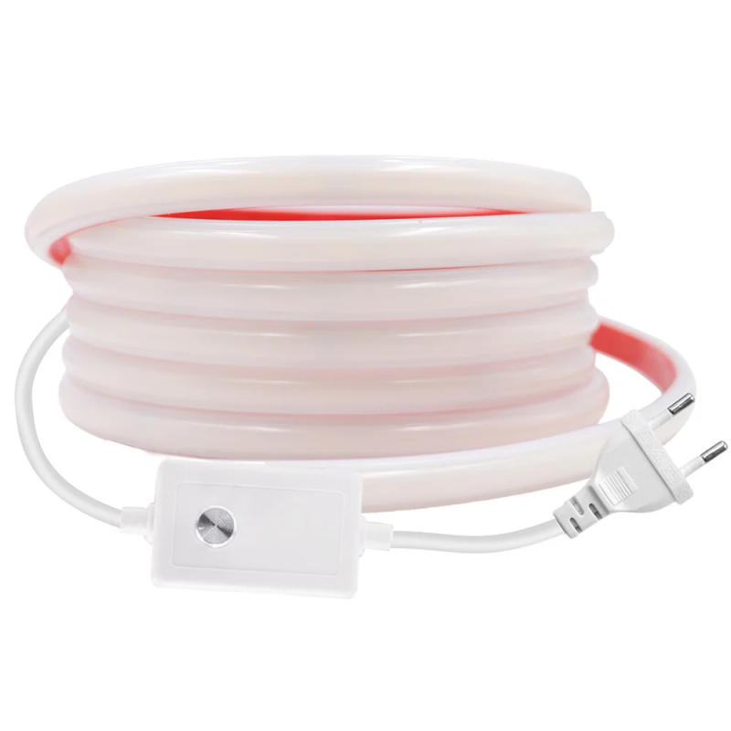 Description Picture 2 of itemDimmable COB LED Neon Strip Light with Adhesive Dimmer Power Plug 220V 230V 240LED Flexible Tape Lamp Waterproof Liner Lighting