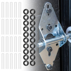 20Pcs New Hinge Quiet Roller Sleeves ABS Garage Door Hinge Rollers Noise Reducing Garage Door Hinge Roller Sleeves for Garages