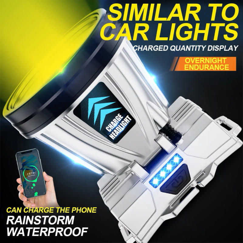 Description Picture 4 of itemFishing Flashlight Long-Range LED Rechargeable Headlamp with 3 Modes Mining Headlight for Outdoor Camping Running Cycling