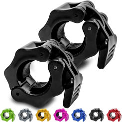 Pair Of Locking 25mm Diameter Standard Bar Dumbbell Barbell Collars Lock Clips Clamp Weight Lifting Gym Fitness Bodybuilding