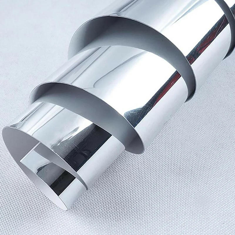 Description Picture 5 of item1 Roll PET Mirror Wall Sticker Self Adhesive Mirror Sheets DIY Home Decor Removable 50*200cm Art Mirror Surface Wall Sticker