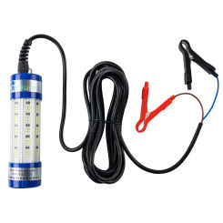 Pinboer Underwater Fishing Light 150W  DC12V 20000LM Green White Submersible High Power LED Lure Bait and Finder Lamp Attractant