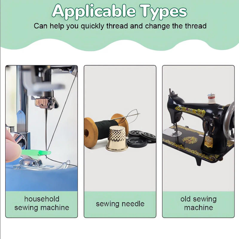 Description Picture 3 of item10pcs Plastic Threading Machine, Sewing Machine Needle, Quick Lead Machine, Clothing Sewing Accessories (Small Fish Shape)
