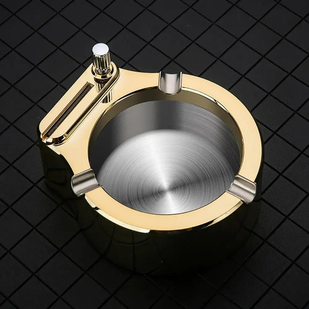 Description Picture 5 of itemRetro Cigarette Ashtray Cigar Ashtray Million Matches Lighter Car Home Men's Smoke-free Storage Rack Decoration Crafts