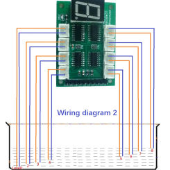 DC 5V 8 Channel Water Liquid Level Indicator Board Controller Sensor Switch Module for Fish tank Water tower