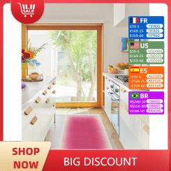Gradient Pink Art Carpet Luxurious Large-area Living Room Decoration Carpets Comfortable Refreshing Bedroom Rug Balcony Rugs 양탄자