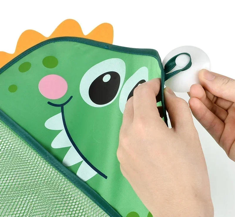 Description Picture 6 of itemBaby Shower Toy Cute Duck Frog Net Toy Storage Bag Strong Suction Cup Baby Shower Game Bag Bathroom Organizer Water Toy