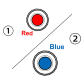 Red and Blue