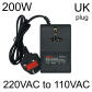 200WUK220Vto110V