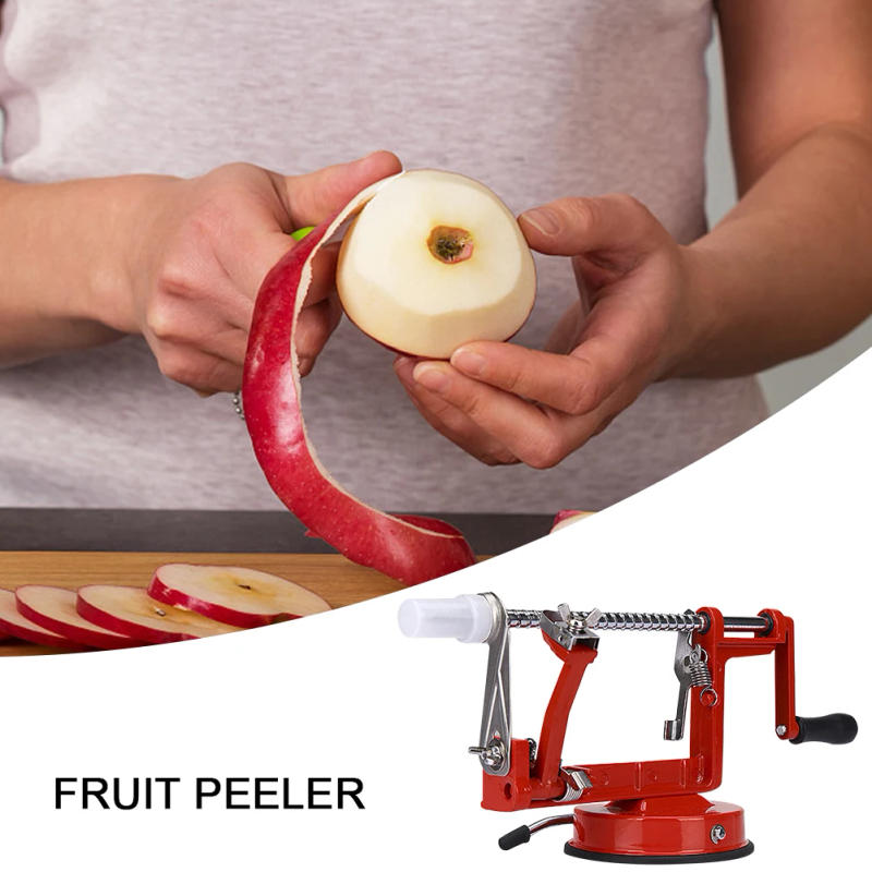 Description Picture 6 of item3 in 1 Apple Peeler Stainless Steel Core Slice Cutter Hand-cranked Fruit Peeler Slicing Tools Kitchen Apple Slicer Corer Cutter