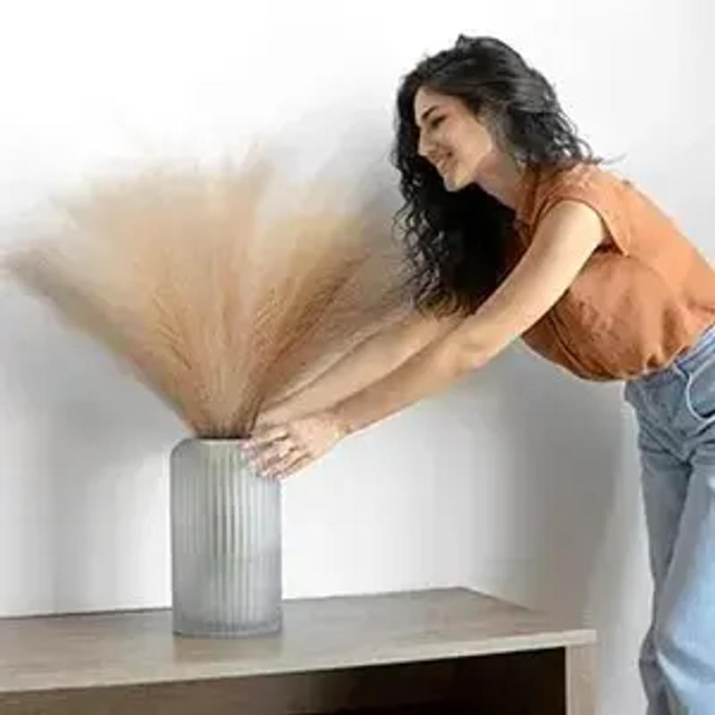 Description Picture 6 of item10 30PCS/lot Artificial Flowers Fluffy Pampas Grass Bouquet for Wedding Home Party Vase Decoration Boho Fake Plant Reed Flowers