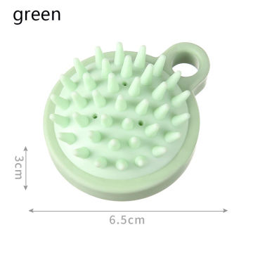 Silicone Shampoo Brush Head Scalp Massage Comb Hair Washing Comb Body Massage Brush Bath Shower Brush Hair Care Styling Tool