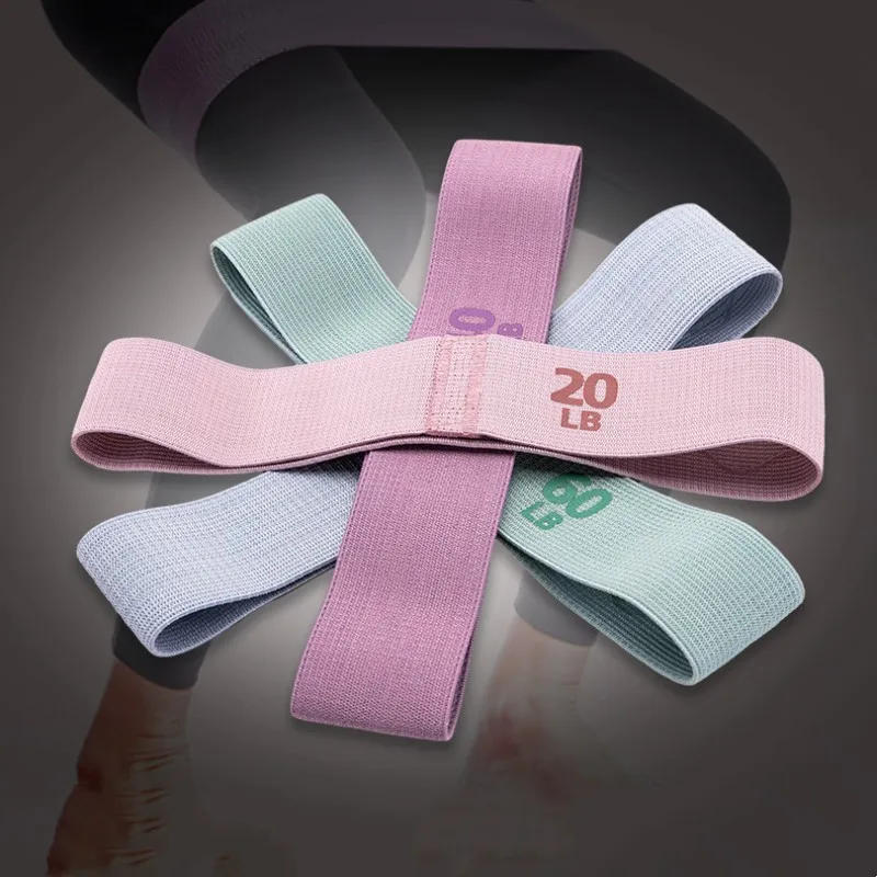 Description Picture 2 of itemFabric Elastic Bands Fitness Resistance Bands Yoga Pilates Hip Circle Expander Bands Gym Training Loops Yoga Workout Equipment