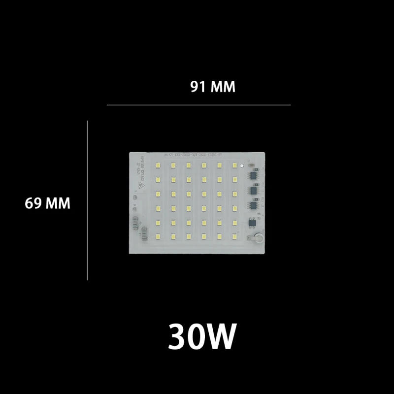 Description Picture 4 of item220V High Lumen 200W SMD2835 LED Chip Matrix LED COB 10W 20W 30W 50W For lighting accessories Spotlight Floodlight LED Bulb DIY