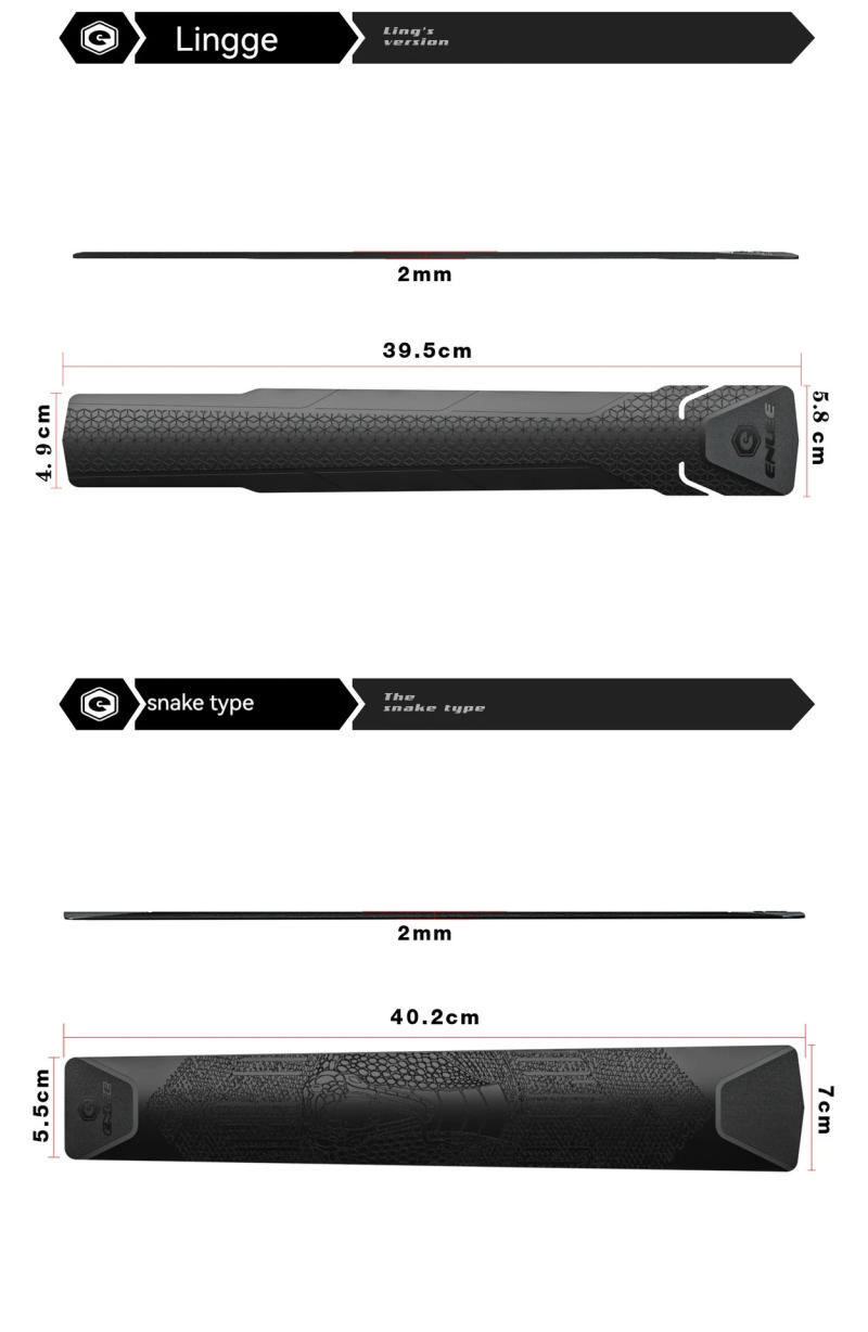 Description Picture 4 of itemENLEE Bike Frame Anti Scratch Protector MTB / Road Bicycle Anti Slip Sticker Protection Frame Cover Protector Chain Guard Sticke