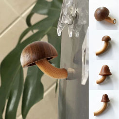 Mushroom Fridge Magnet Sticker Creative Fridge Magnet Decor Plant Message Board Reminder Photo Home Decoration Kitchen Gift