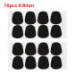 16pcs 0.8mm