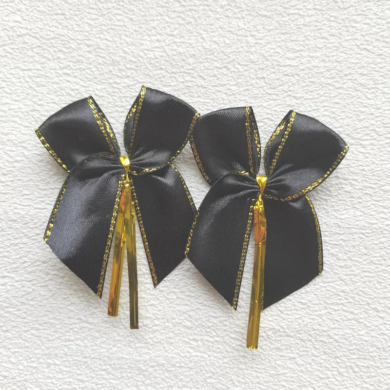 Description Picture 5 of item20/50PCS Pink Bowknot Sealing Wire Bakery Packing Sealing Bread Cake Wire Twist Tie Handwork DIY Party wedding Decoration Bow