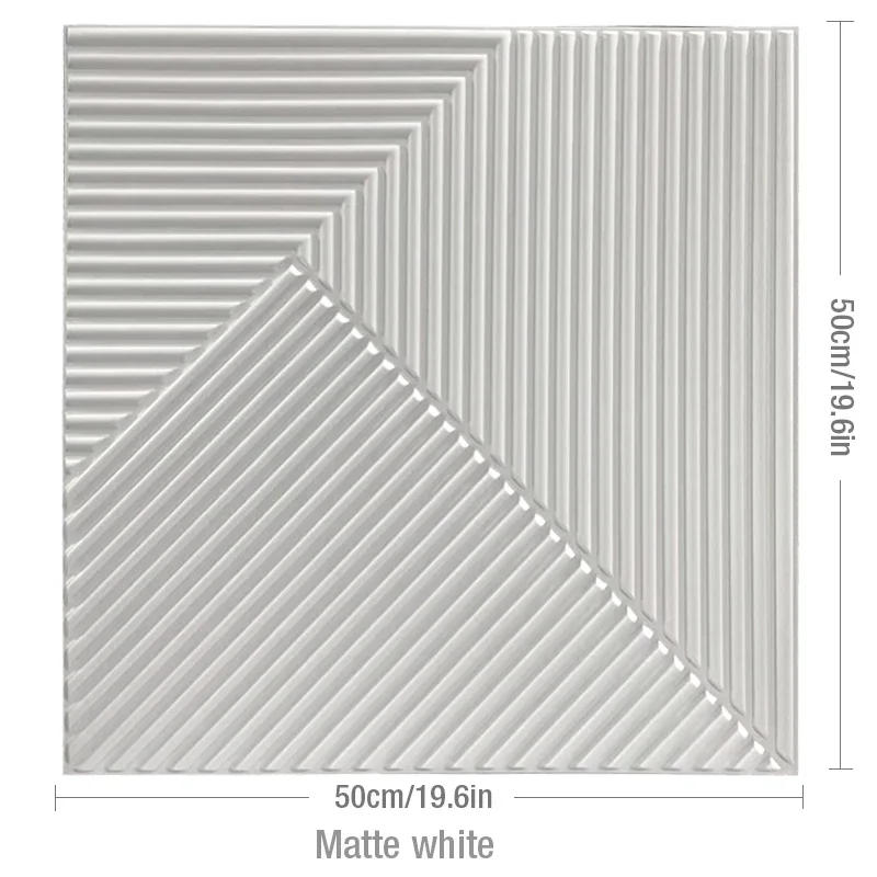 Description Picture 6 of item4pcs 50cm house wall renovation stereo 3D wall panel non-self-adhesive 3D wall sticker art tile wallpaper room bathroom ceiling