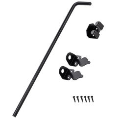 Guide Brackets Bolt Retainer Bolt Steel Cane Door Hardware For Wood Gate Ground Latch PVC Vinyl Metal Garden Gates